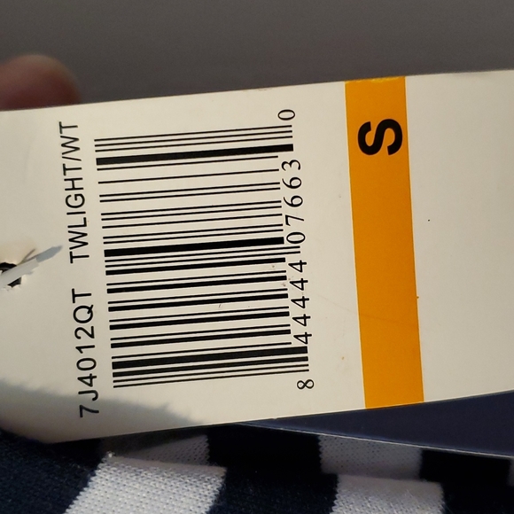 Black and gray striped cotton skirt - Picture 6 of 6